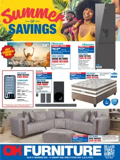 Preview of OK Furniture flyer valid from 27/12/2025