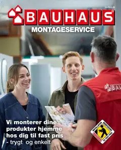 Eksempel på tilbudsavis Montageservice fra butik Bauhaus gyldig fra 01/01/2026