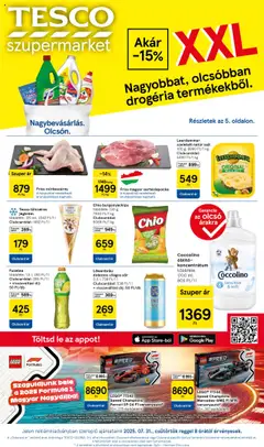 Tesco - Szupermarket akciós újság megtekintése, amely érvényes 2025.07.31.-től