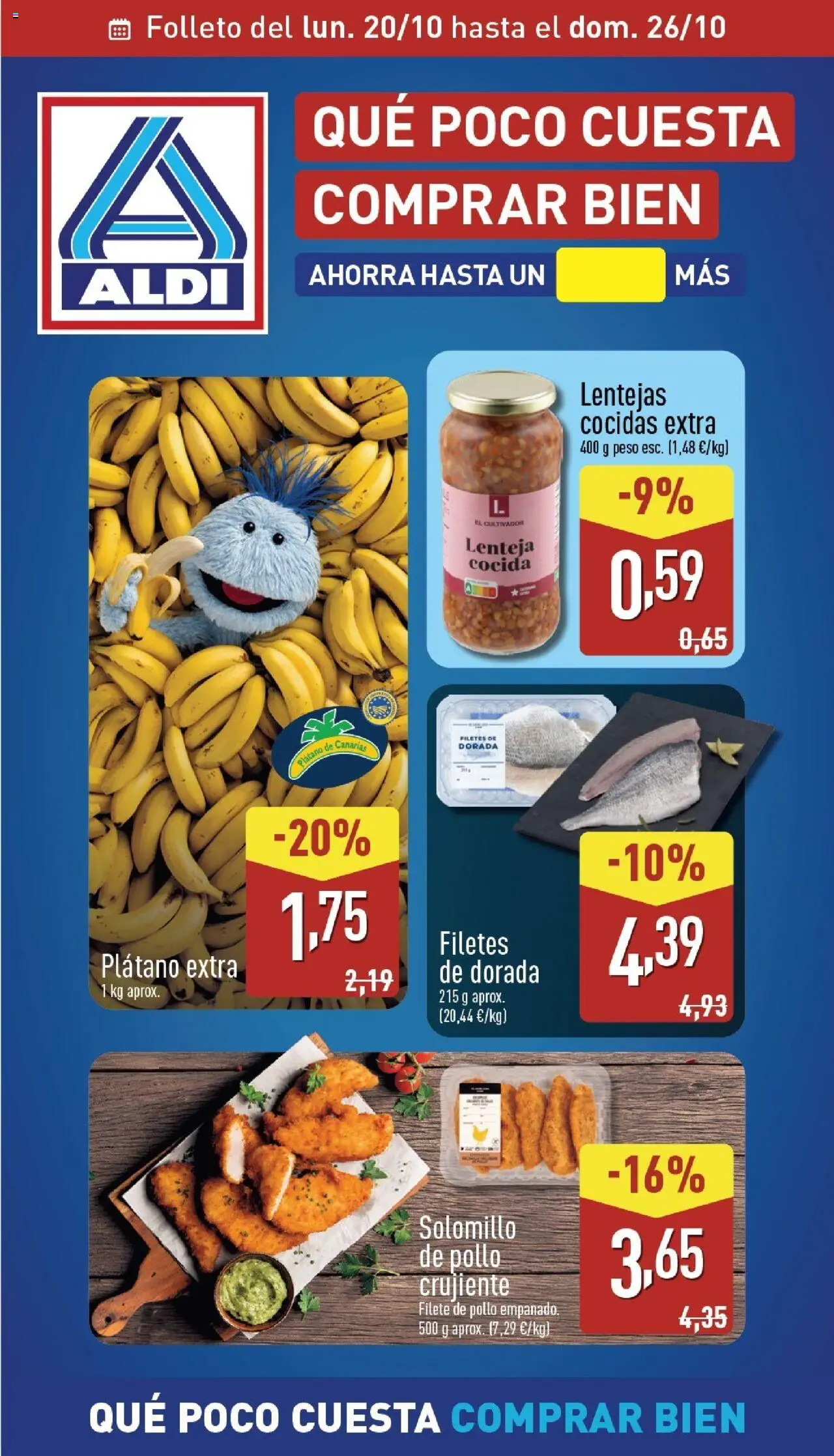 Aldi folleto 20/10 - 26/10/2025 >> Catálogo Canarias