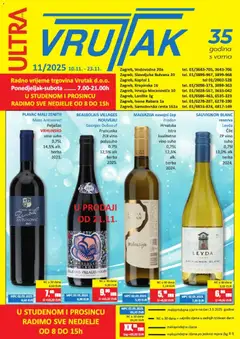 Pregled letka Katalog trgovine Vrutak vrijedi od 10.11.2025