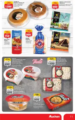 Auchan - Akciós újság Auchan megtekintése, amely érvényes 2025.11.27.-től | Oldal: 11