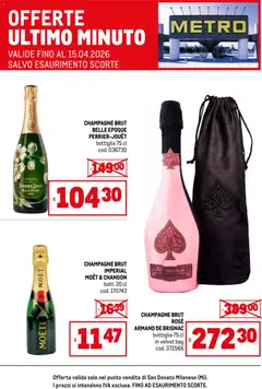 Anteprima dell'opuscolo Metro volantino Offerte Champagne San Donato dal negozio Metro valido da 17/03/2026