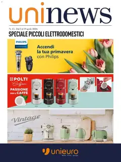 Anteprima dell'opuscolo Unieuro volantino Piccoli Elettrodomestici dal negozio Unieuro valido da 03/04/2026