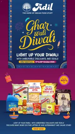 Preview of the catalogue Light Up Your Diwali of store Al-Adil valid from 11 Oct, 2025