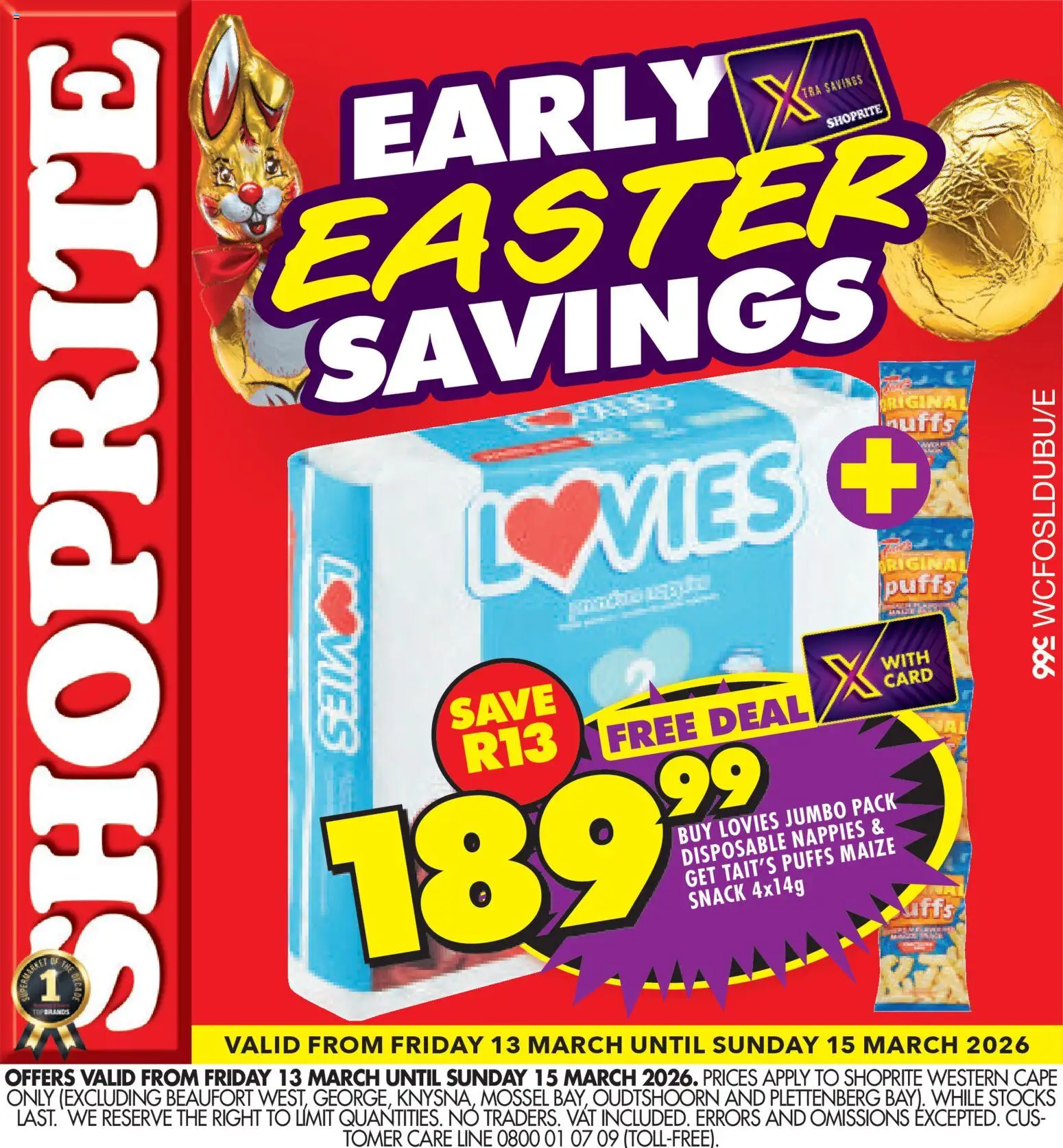 Preview of Shoprite flyer valid from 13/03/2026