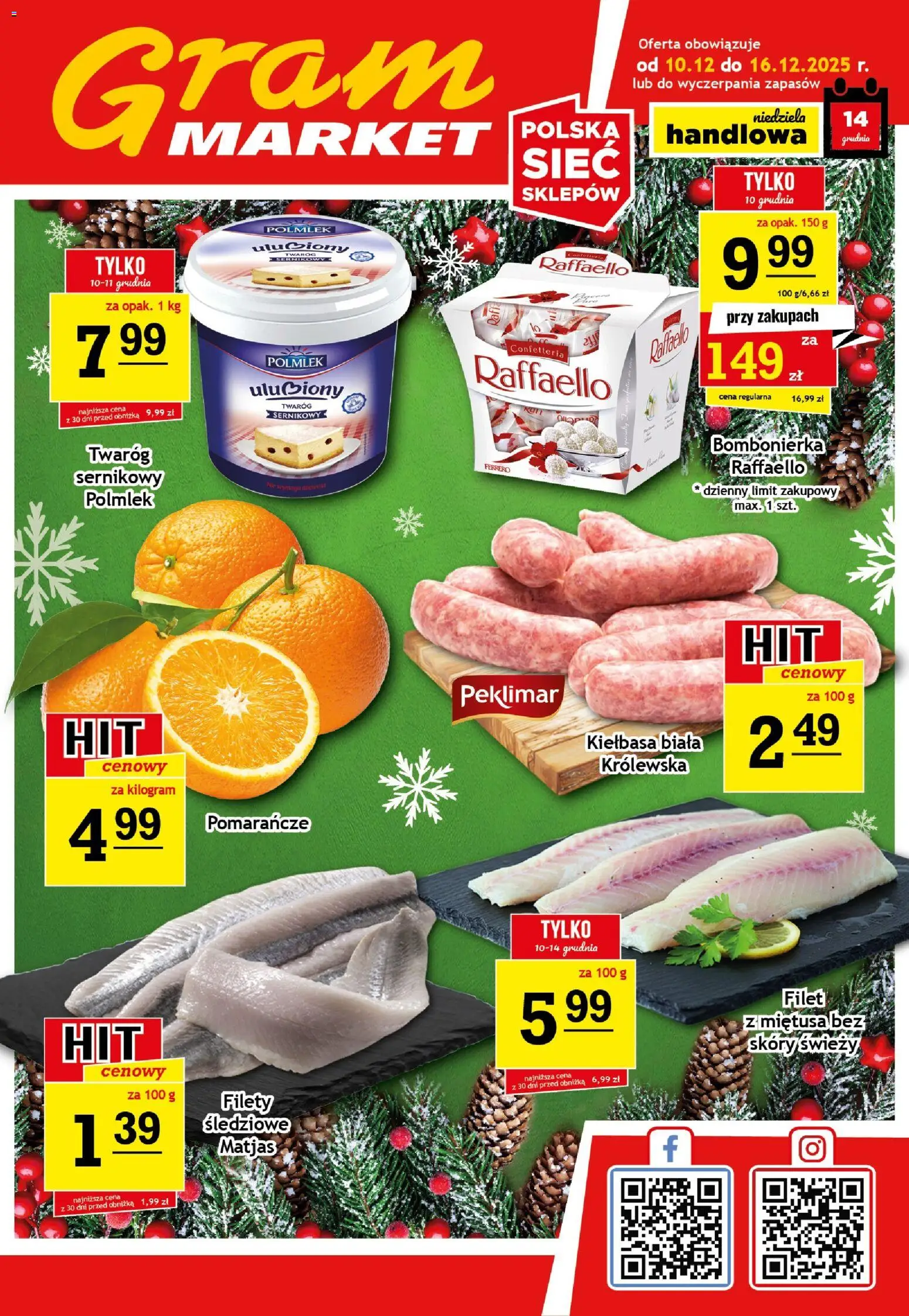 Pogląd gazetki "Gazetka" ze sklepu Gram Market ważnej od 10.12.2025