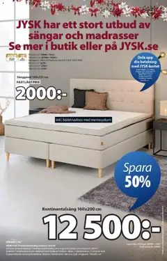 Förhandsgranska reklamblad Aktuella reklamblad JYSK från butik JYSK gäller från 20/10/2025 | Sida : 5