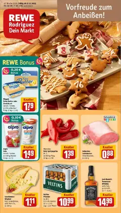 Vorschau von dem Prospekt des Geschäftes Rewe, gültig ab dem 17.11.2025