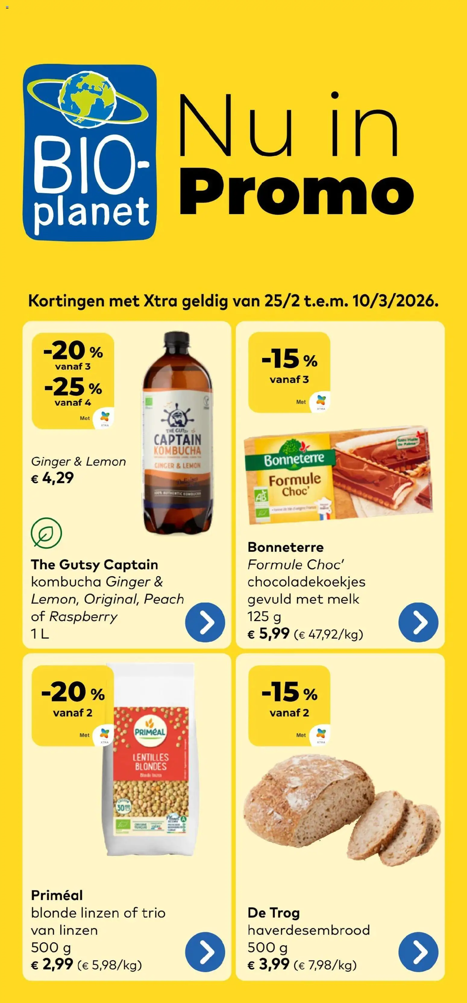 Voorbeeld van Folder van winkel BioPlanet geldig vanaf 25/02/2026