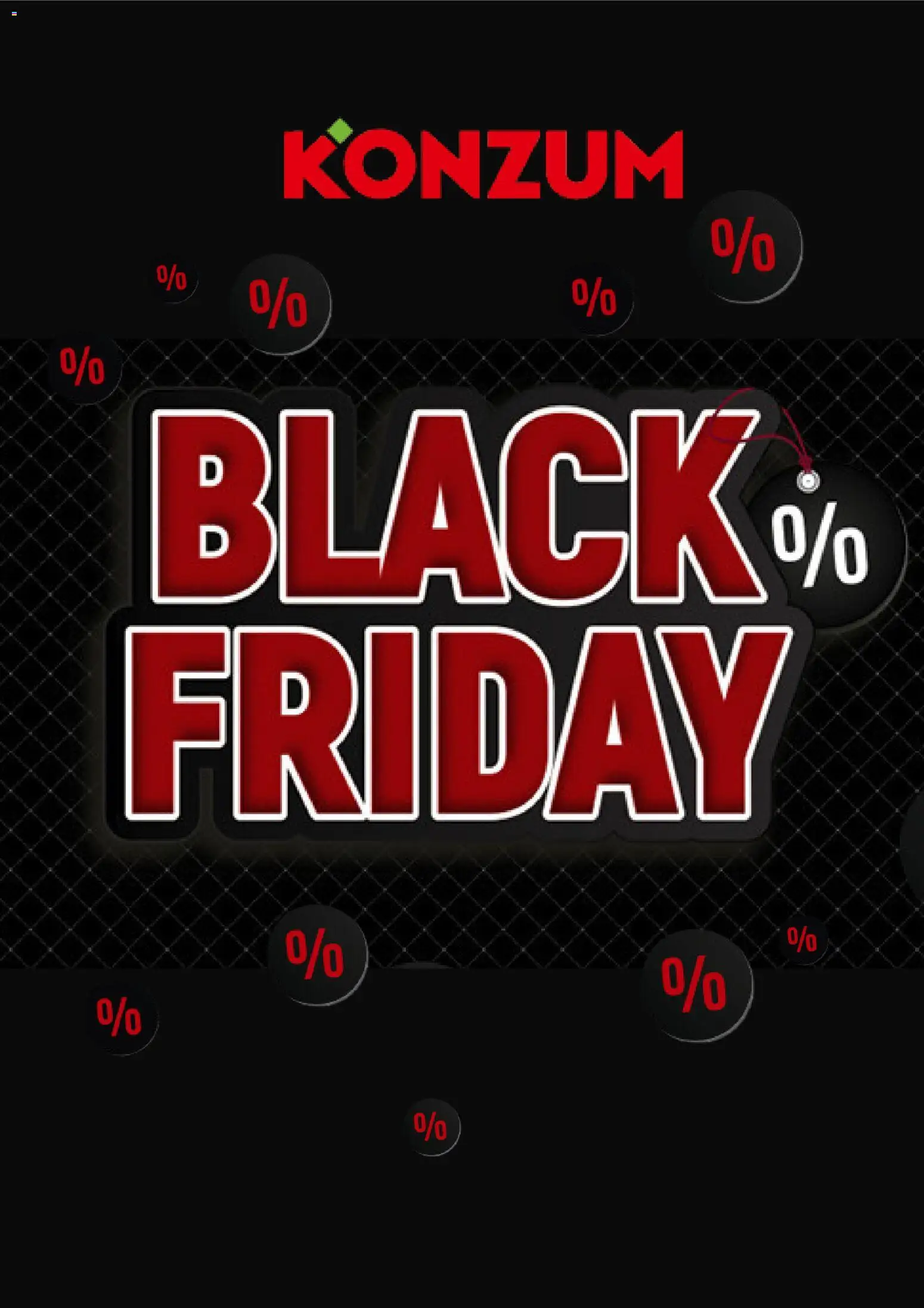 Pregled letka Katalog Black Friday trgovine Konzum vrijedi od 28.11.2025