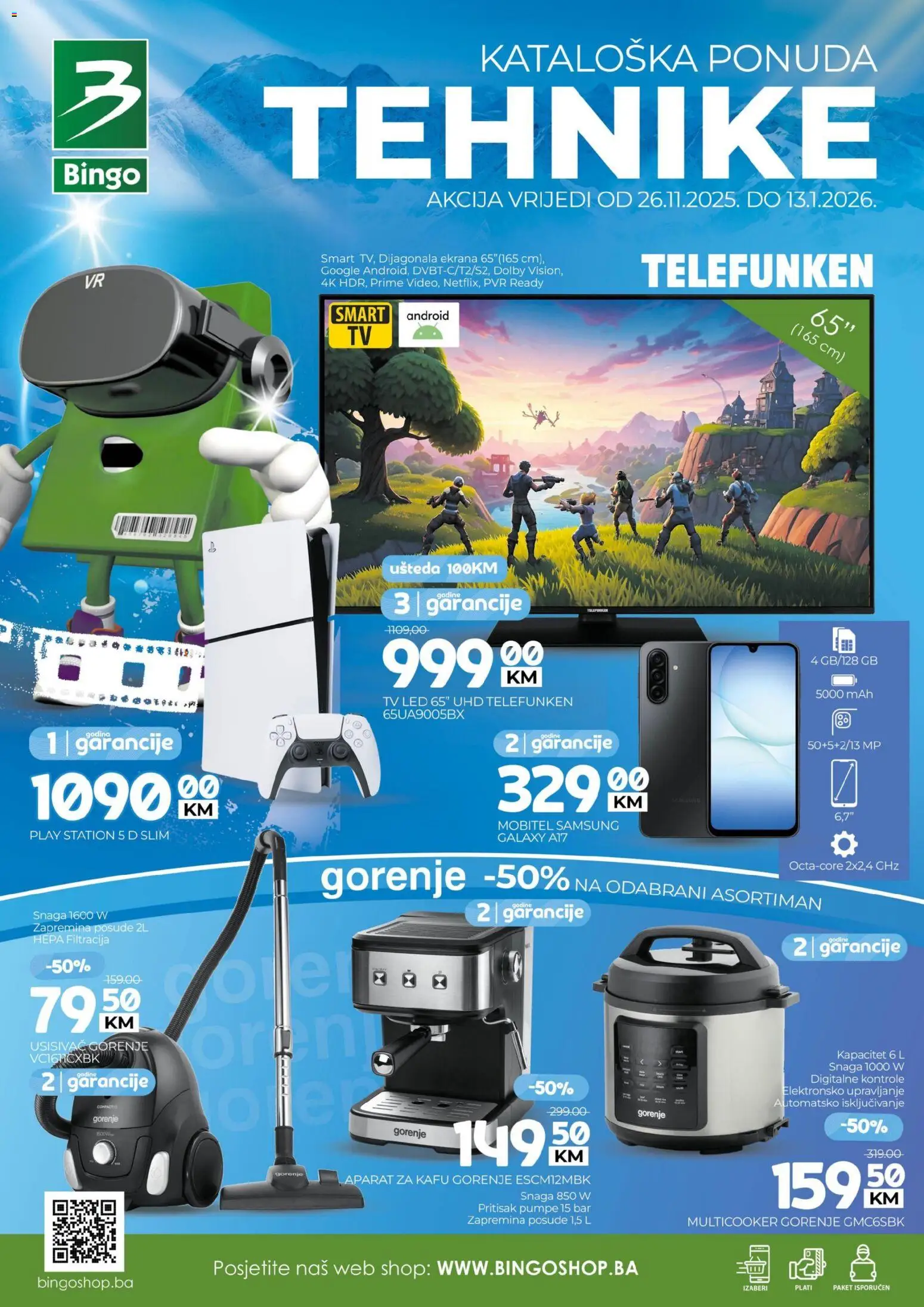Pregled letka Kataloška ponuda tehnike trgovine Bingo vrijedi od 26.11.2025