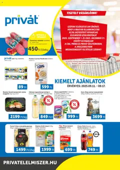 PRIVÁT - Déli vármegyék megtekintése, amely érvényes 2025.09.11.-től