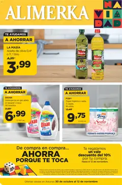 Vista previa del folleto de la tienda Alimerka válido desde el 30/10/2025 