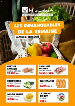 Prévisualisation de Catalogue du magasin Hmarket formulaire valide 23/07/2025
