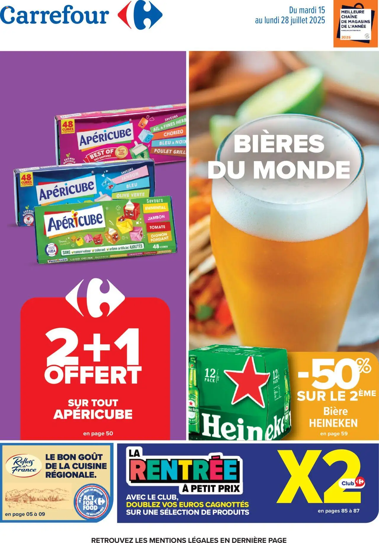 Catalogue de la semaine 29 de la boutique Carrefour valable du 15/07/2025 - Page numéro 1