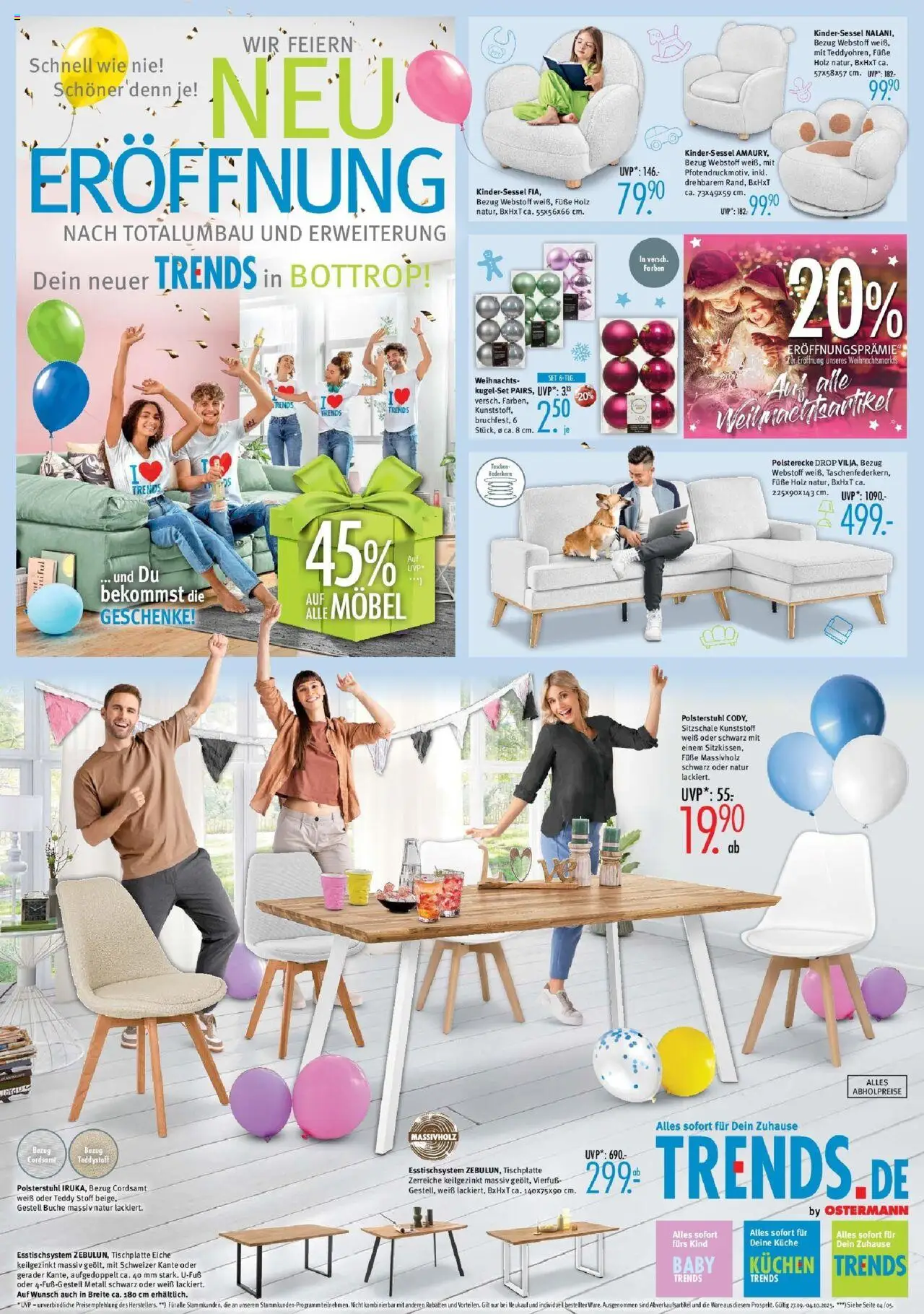 Trends Ostermann Trends: Neue Möbel wirken Wunder. (vom 10.10.2025 - 25.10.2025)