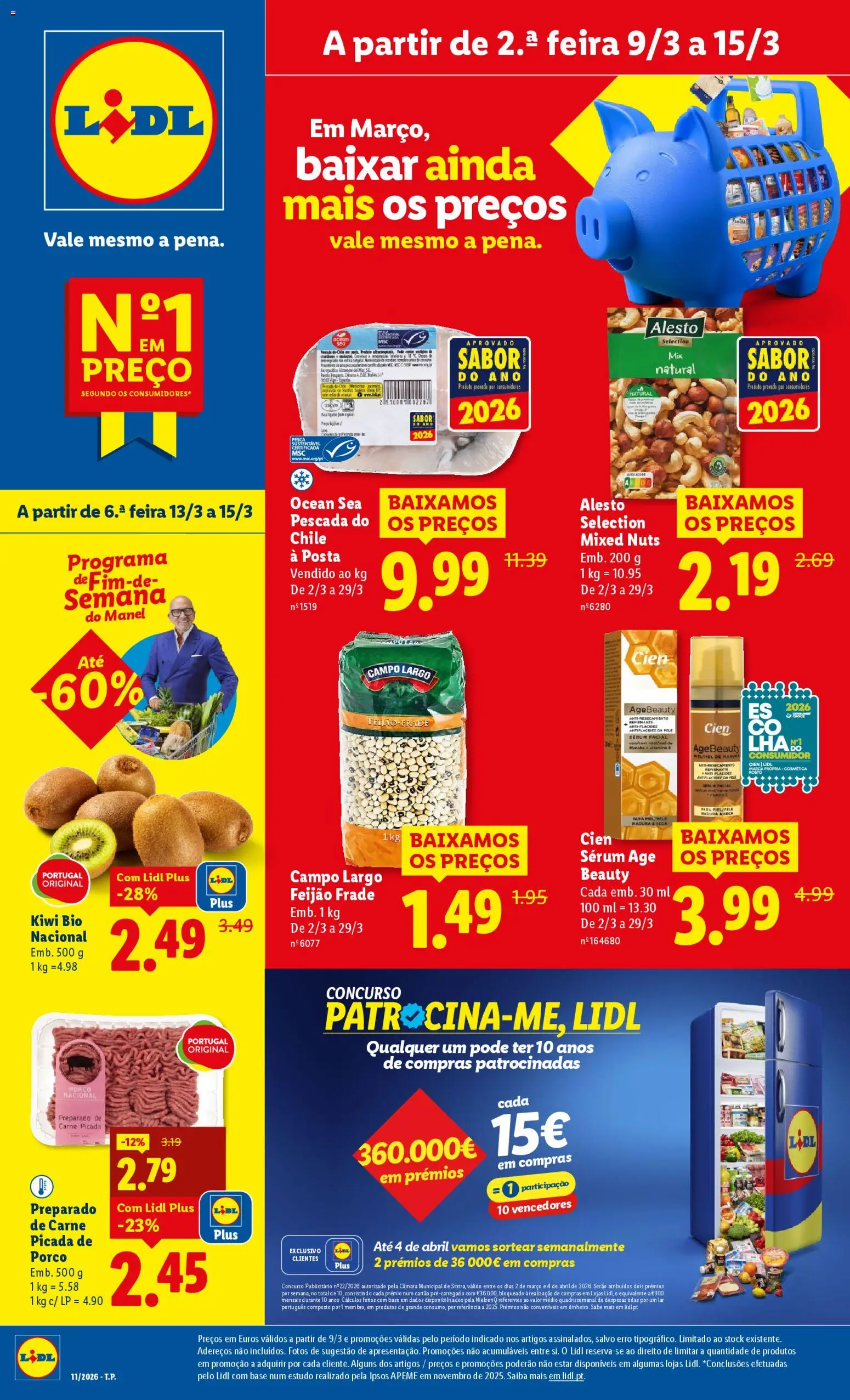 Pré-visualização do folheto da loja Lidl válida a partir de 09/03/2026
