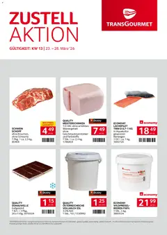 Vorschau der Angebote: Transgourmet Transgourmet Zustellaktion gültig ab 23.03.2026
