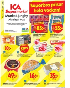 Förhandsgranska reklamblad Munka-Ljungby från butik ICA Supermarket gäller från 23/02/2026
