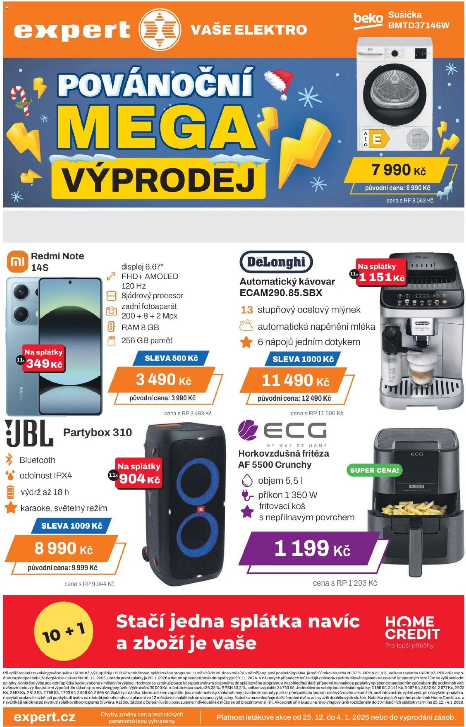 Náhled nabídky: Expert elektro Leták platný od 25.12.2025