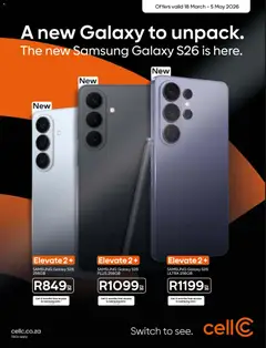 Preview of Cell C flyer valid from 18/03/2026