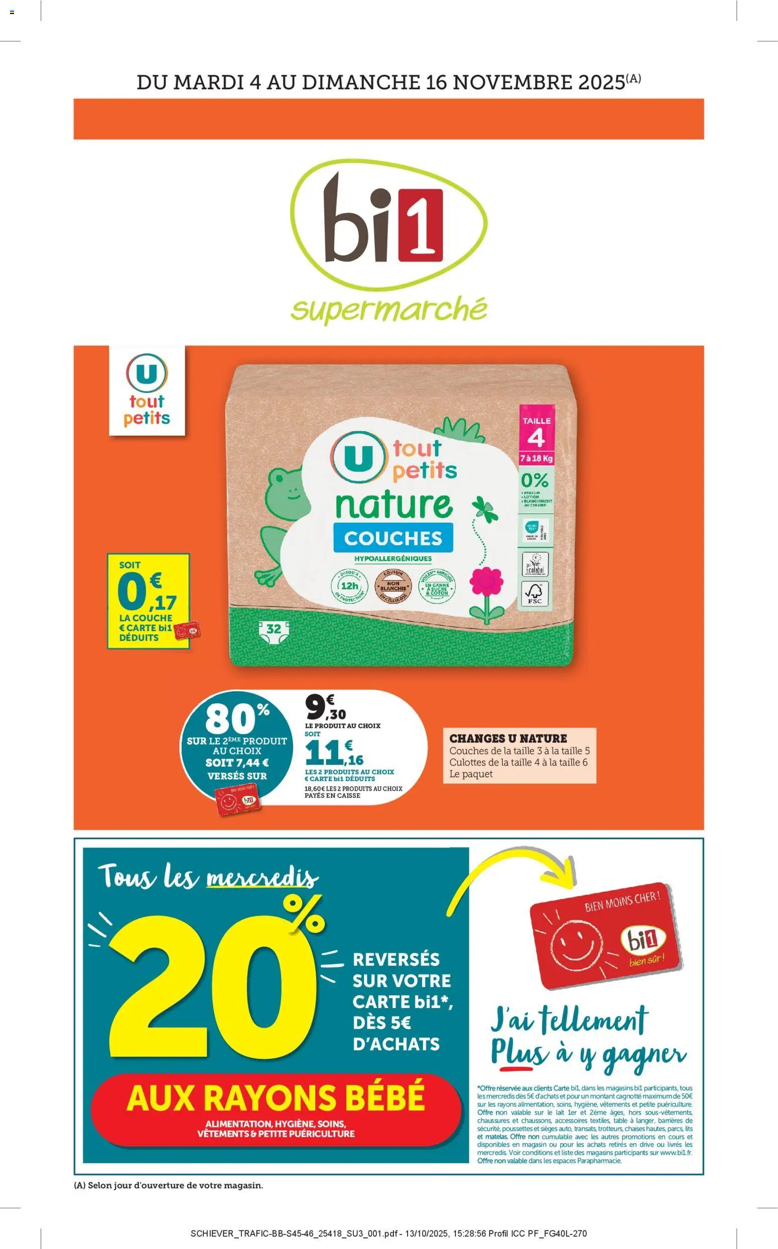 Prévisualisation de Catalogue du magasin bi1 formulaire valide 03/11/2025