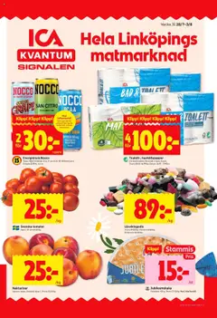 Förhandsgranska reklamblad Linköping från butik ICA Kvantum gäller från 28/07/2025