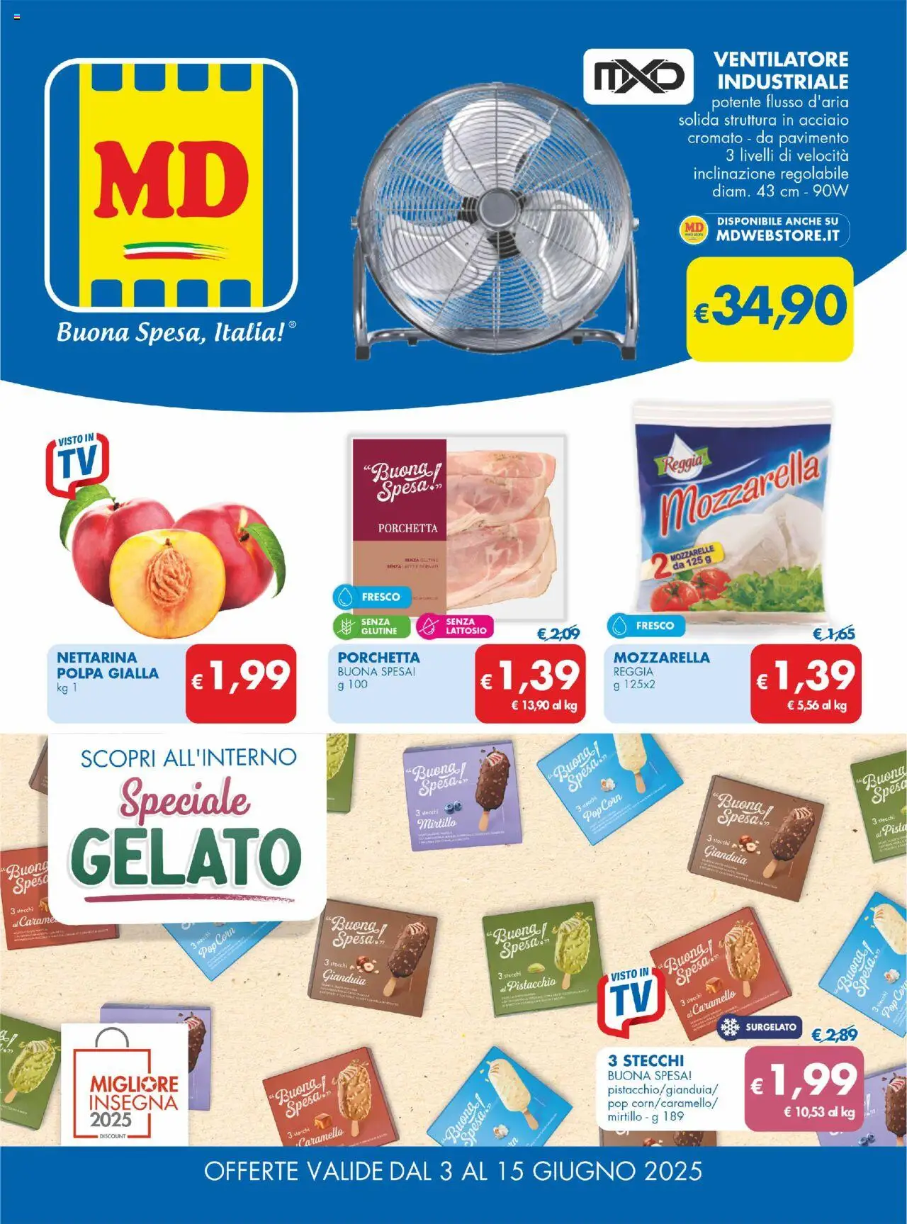 Volantino MD Discount valido da 03/06/2025 numero di pagina 1
