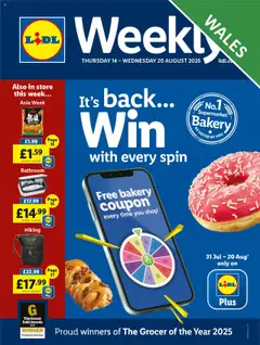 Preview of Lidl Lidl Weekly Wales valid from 14/08/2025