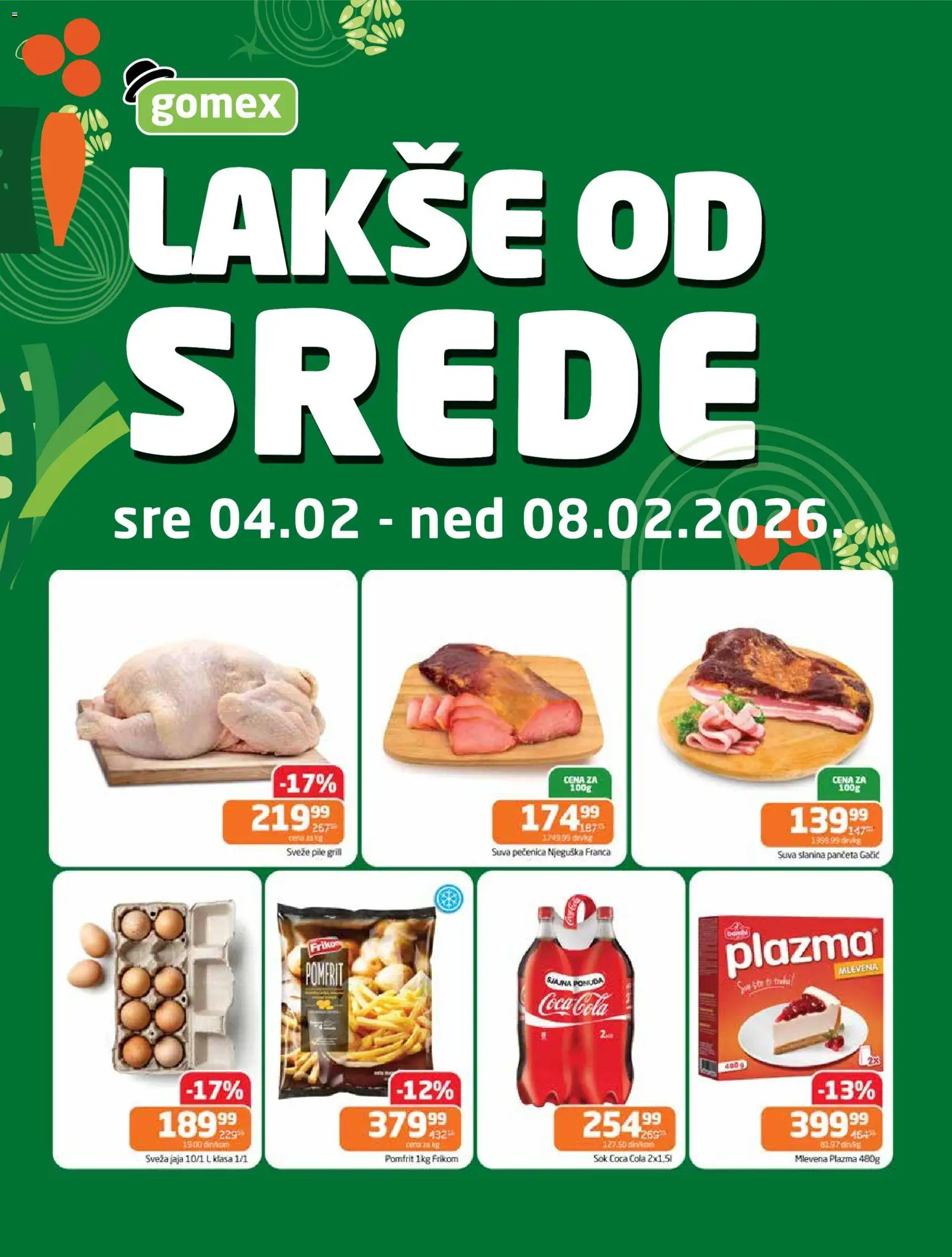 Pregled Gomex kataloga - važi od 04.02.2026