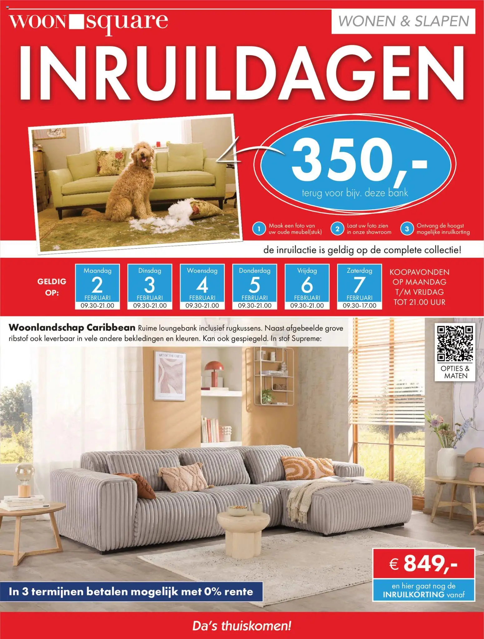 Voorbeeld van Folder van winkel Woonsquare geldig vanaf 02-02-2026