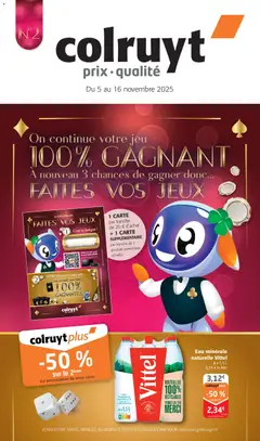 Prévisualisation de Catalogue du magasin Colruyt formulaire valide 05/11/2025