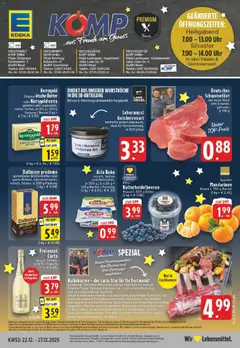 Vorschau von dem Prospekt des Geschäftes Edeka, gültig ab dem 22.12.2025