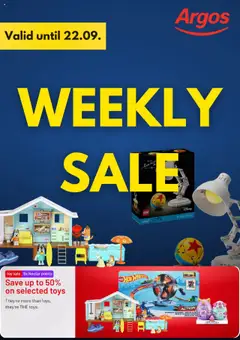 Preview of Argos Weekly offers valid from 16/09/2025