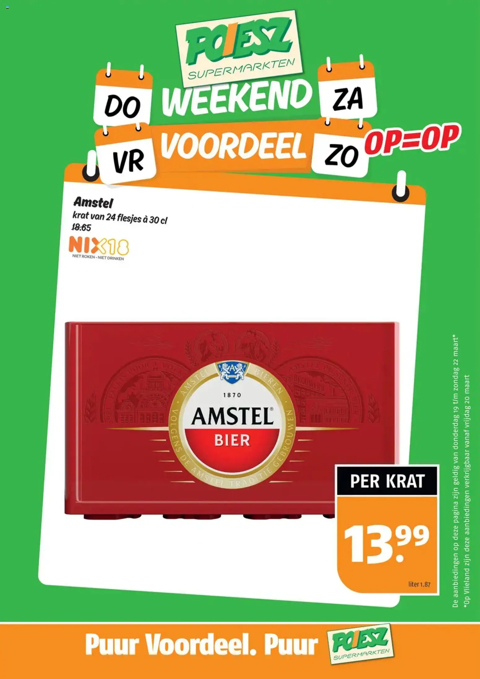 Voorbeeld van Poiesz folder - Weekendacties van winkel Poiesz geldig vanaf 19-03-2026