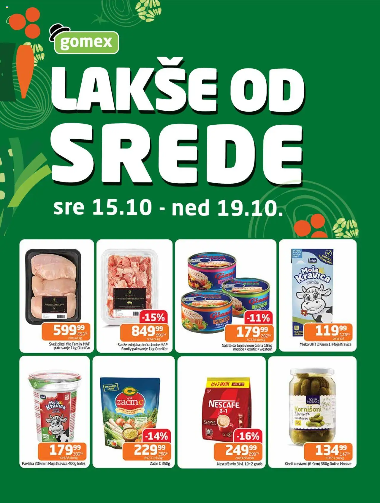 Gomex katalog važi od 15.10.2025 - stranica 1