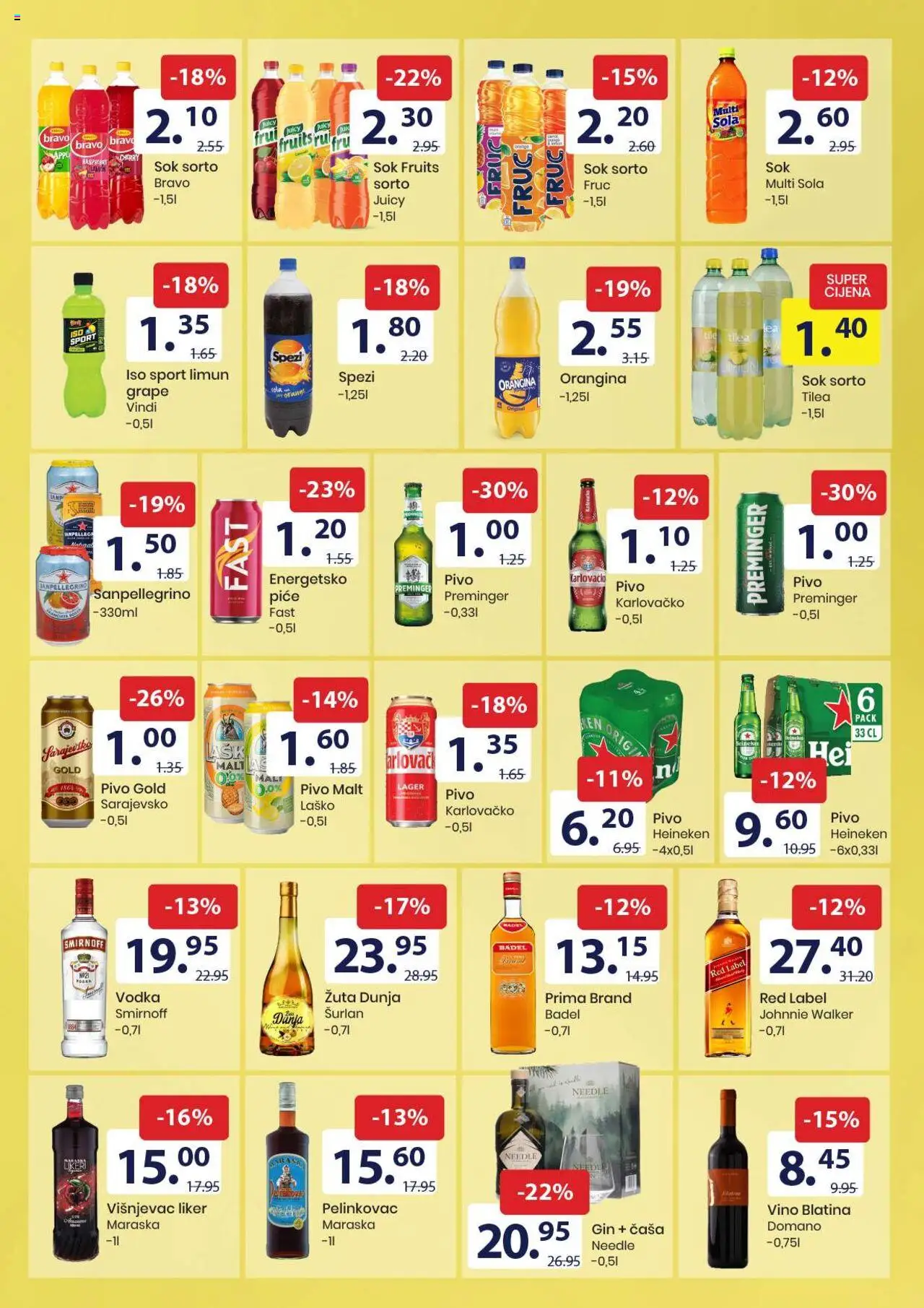 Pregled letka Katalog Prehrana i hemija trgovine FIS vrijedi od 2025.10.10