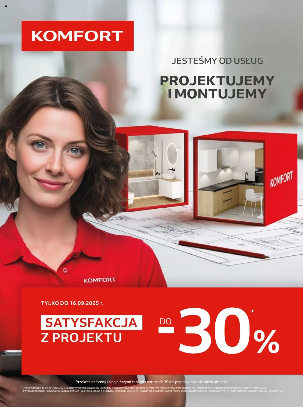 Komfort Gazetka od 11.08.2025 - Nowa Gazetka - Numer strony 1