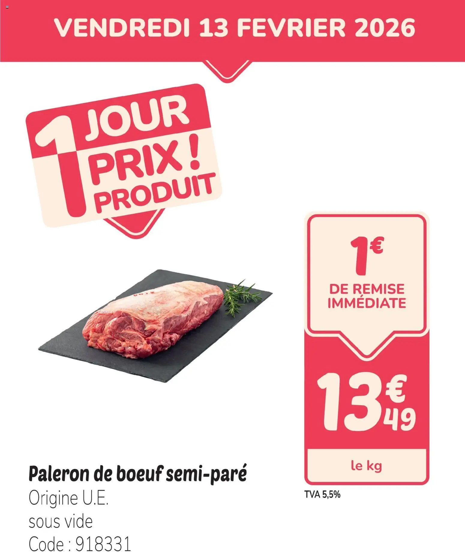 Prévisualisation de PROMO paleron du magasin Promocash formulaire valide 13/02/2026