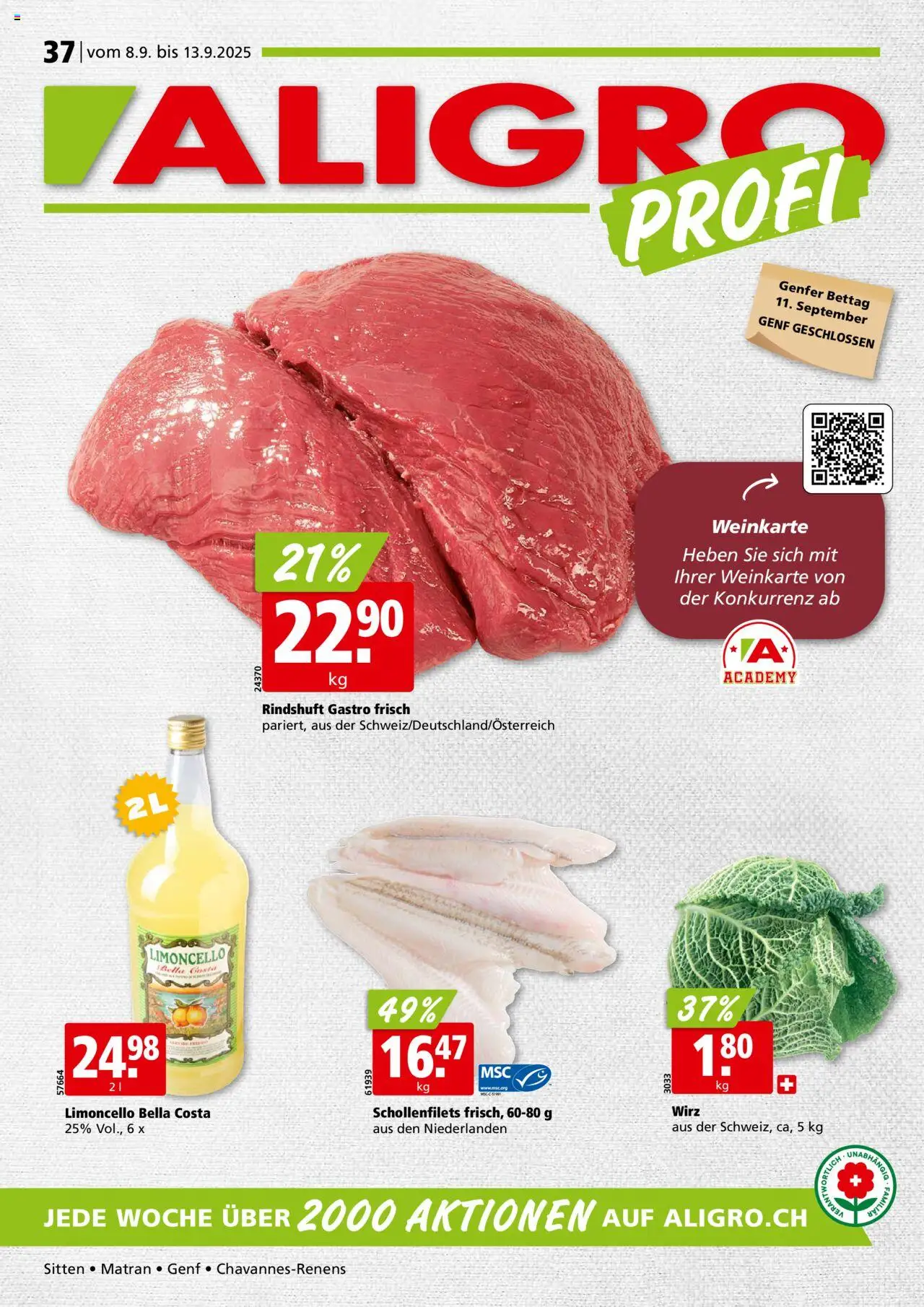 Aligro Aktionen ab 08.09.2025 - Seitennummer 1