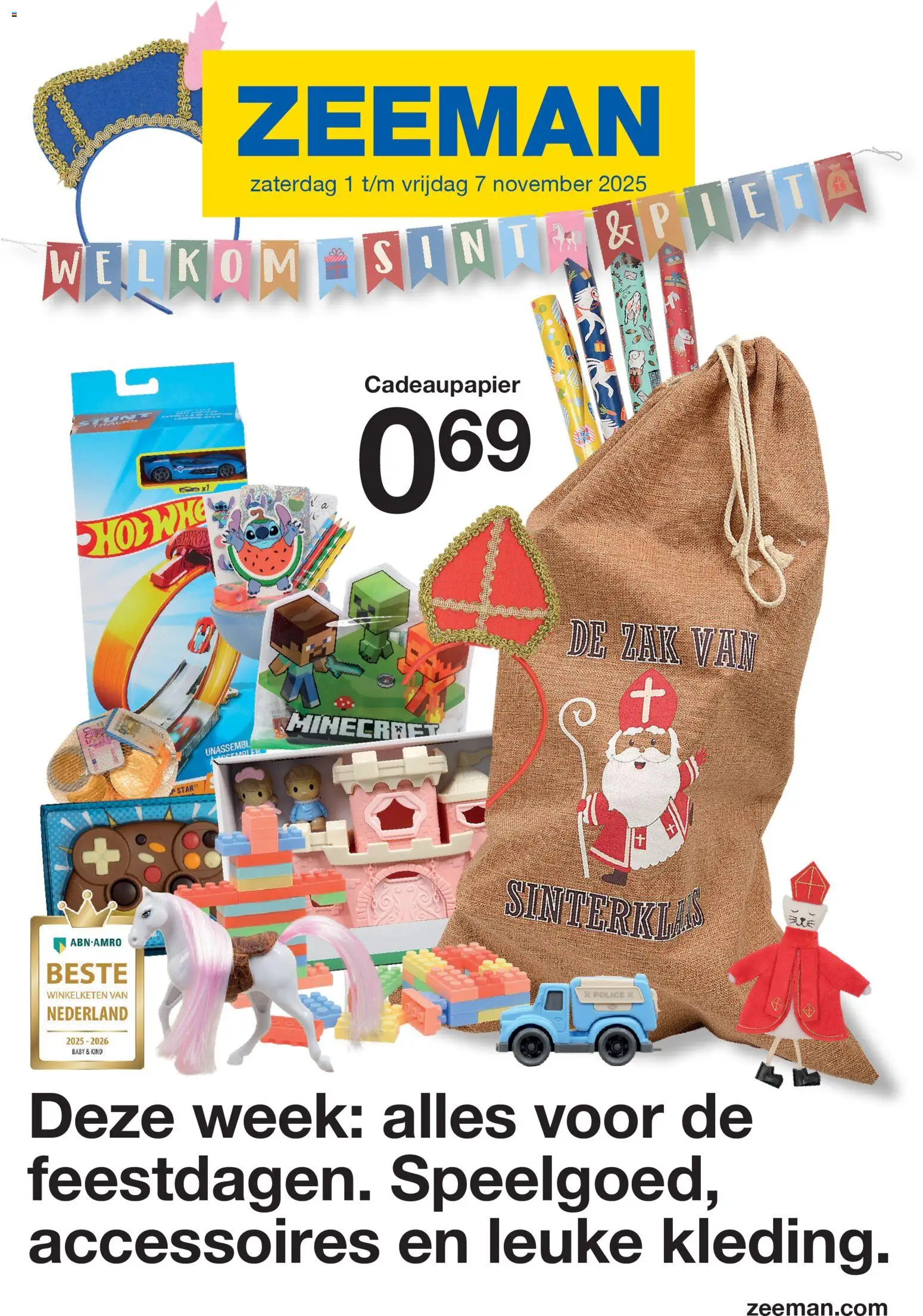 Voorbeeld van Folder Sint van winkel Zeeman geldig vanaf 01-11-2025