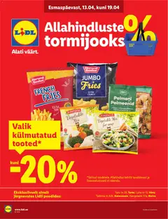 Lidl kliendilehe eelvaade alates 13.04.2026