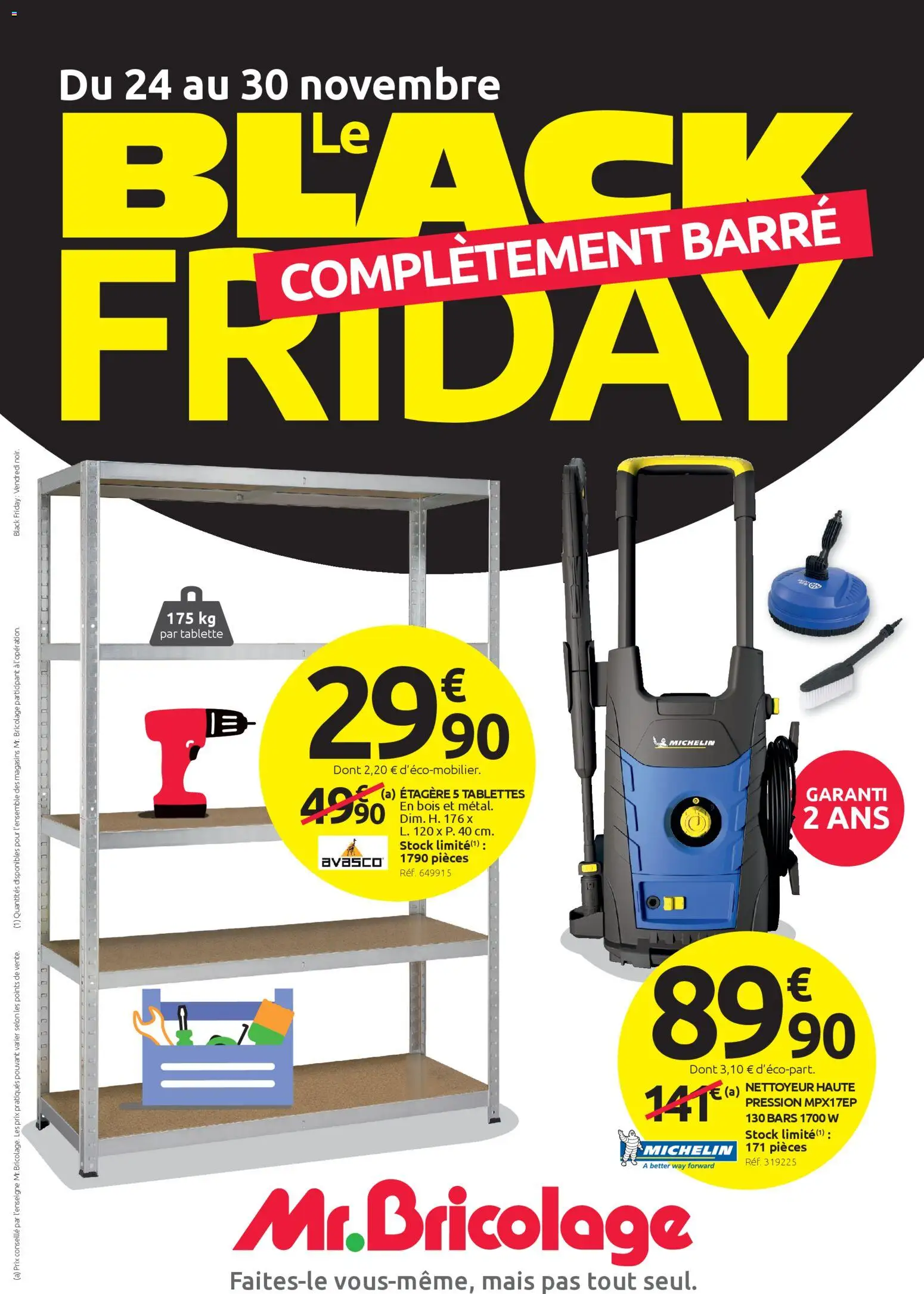 Prévisualisation de Black Friday du magasin Mr. Bricolage formulaire valide 24/11/2025