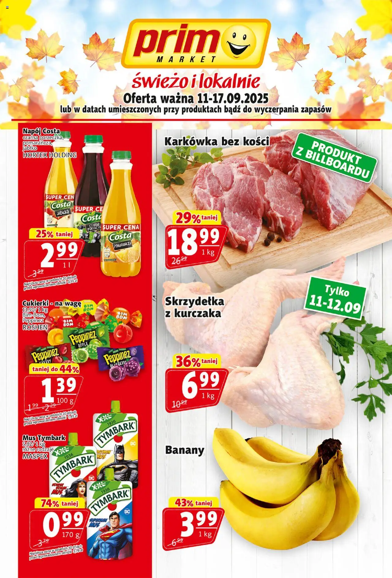 Prim Market Gazetka od 11.09.2025 - Nowa Gazetka - Numer strony 1