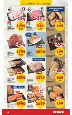 PENNY - Akciós újság PENNY megtekintése, amely érvényes 2025.11.13.-től | Oldal: 3