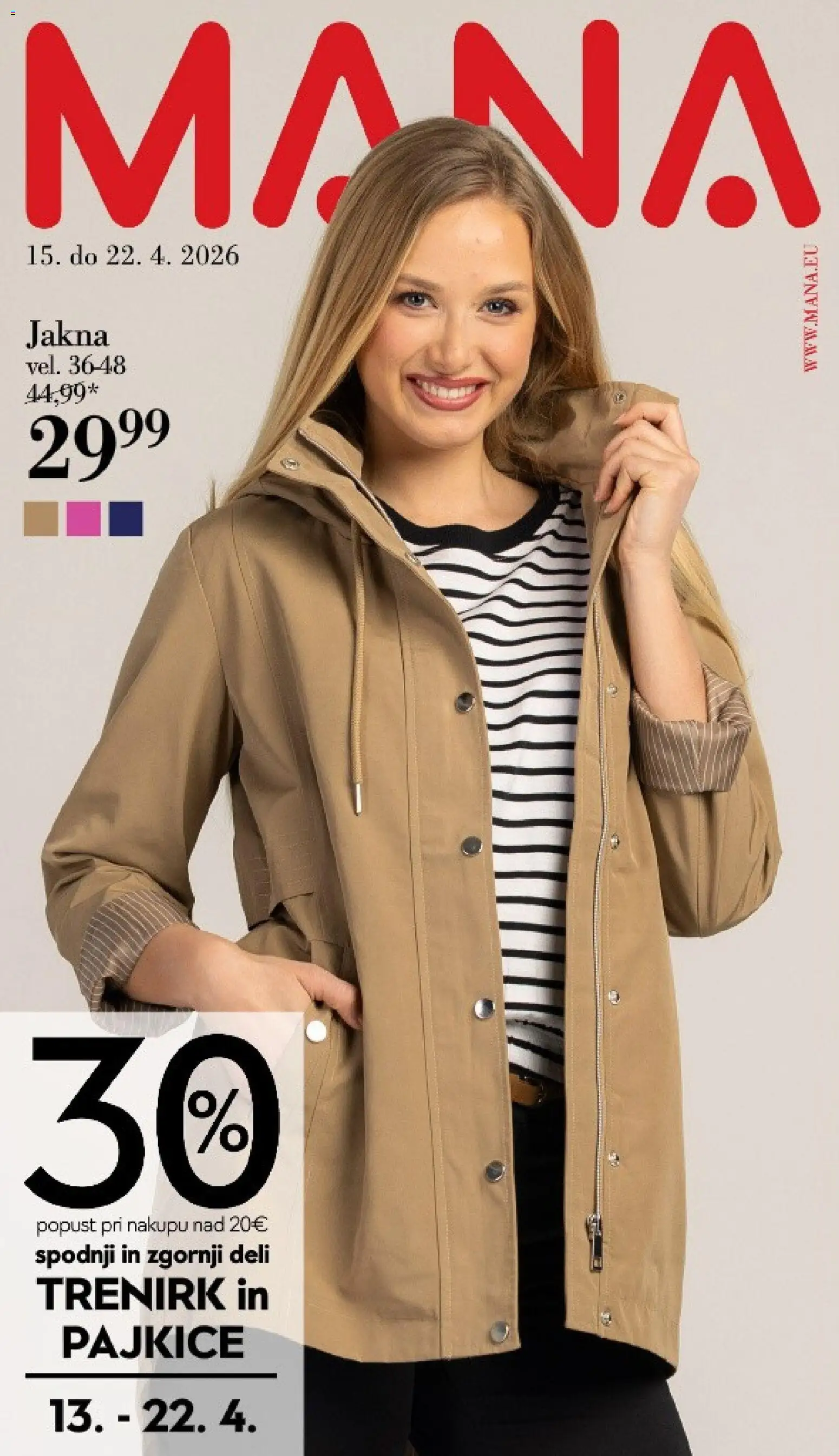 Predogled kataloga iz trgovine Mana veljaven od 15.04.2026