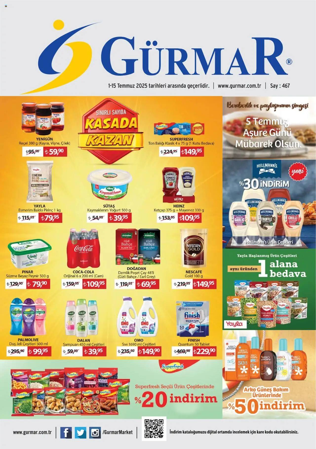 Gürmar Katalog (01 - 15 Temmuz 2025) - Sayfa numarası 1