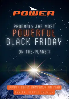 Kaupan Power Black Friday ennakkoilmoitus esikatselu, voimassa 04/11/2025