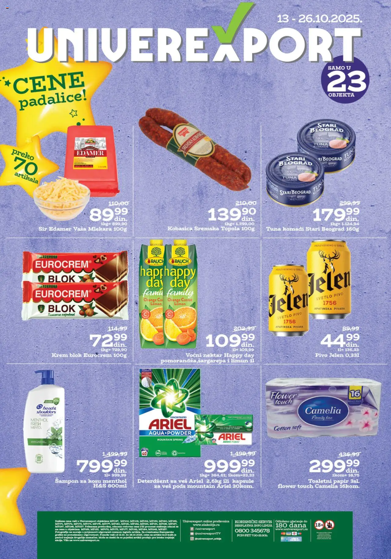 Univerexport katalog važi od 13.10.2025 - stranica 1